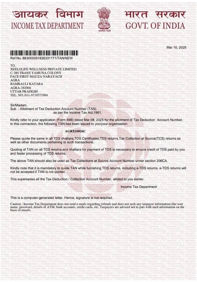 TAN Document